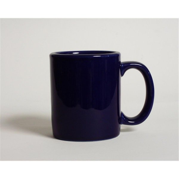 Tuxton China 12 oz. C-Handle Mug - Cobalt - 2 Dozen BCM-1202